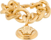 Thumbnail for your product : Versace Gold Medusa Charm Chain Bracelet