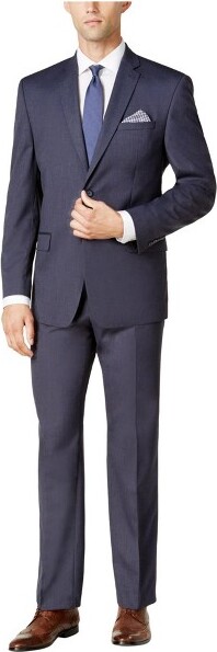 Andrew Marc MarcNewYorkMensPindotFormalTuxedoblue46Regular/39Wx32L