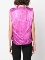 Thumbnail for your product : Sabina Musayev Ridley floral ruched blouse