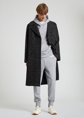 Paul Smith Men's Wool-Blend Check Double-Breasted Overcoat