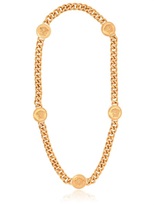 Thumbnail for your product : Versace Gold Plated Medusa Necklace