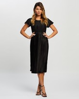 Thumbnail for your product : Atmos & Here Atmos&Here - Women's Black Midi Dresses - Isobel Midi Dress - Size 8 at The Iconic
