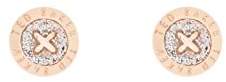 Ted Baker Eisley Button Stud Earrings, Rose Gold/Silver