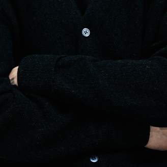 Lacoste Men's LIVE Badge Wool Knit Cardigan