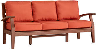 Inspire Q Torrey Pines Wood Patio Sofa With Cushions