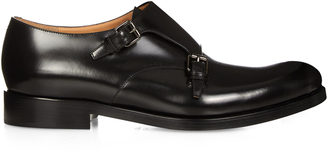 Valentino Double leather monk-strap shoes
