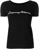 Thumbnail for your product : Emporio Armani cropped logo T-shirt