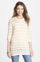 Thumbnail for your product : Love By Design Pointelle Tunic Pullover (Juniors)