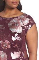 Thumbnail for your product : ECI Shimmer Print Sheath Dress