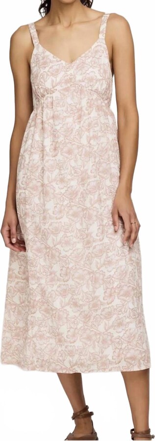 Gentle Fawn Desert Bouquet Dress In White/cream