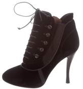 Thumbnail for your product : Tabitha Simmons Velvet Ankle Boots