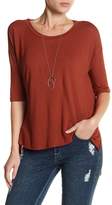 Thumbnail for your product : Olive + Oak Olive & Oak Layla Scoop Neck Hi-Lo Tee