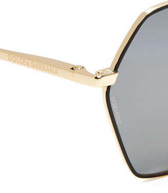 Dolce & Gabbana Geometric Aviator Sunglasses