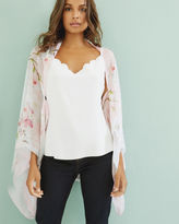 Thumbnail for your product : Ted Baker Oriental Blossom silk cape