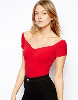 Thumbnail for your product : ASOS Body with Bardot Sweetheart Neckline
