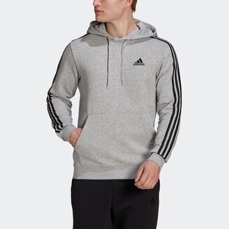 Men's Adidas 3 Stripe Hoodie | ShopStyle