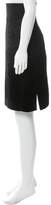 Thumbnail for your product : Balenciaga Textured Pencil Skirt Black Textured Pencil Skirt