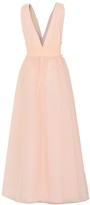 Thumbnail for your product : Soft Peach Tulle Full Length Gown
