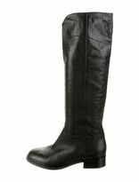 Thumbnail for your product : Chanel Leather Riding Boots Black