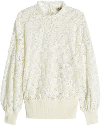Burberry Lace Pullover with Cotton