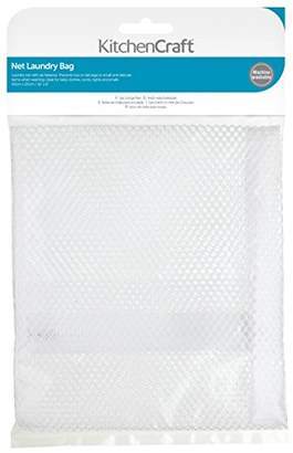 Kitchen Craft Net Laundry Washing Bag for Delicates, 40 x 20 cm (15.5” x 8”)