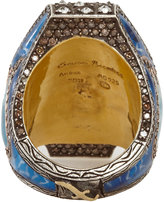 Thumbnail for your product : Sevan Biçakci Diamond & Aquamarine Dove Ring