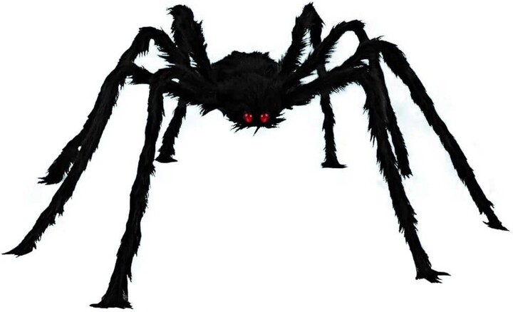 Joyfy 15" Giant Hairy Spider Halloween Yard Decoration