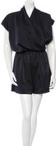 Thumbnail for your product : Lanvin Sleeveless Satin Romper w/ Tags