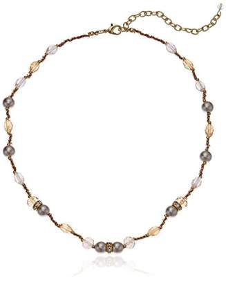 Napier Multi Beaded Collar Necklace