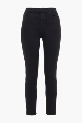J Brand Cropped mid-rise skinny jeans