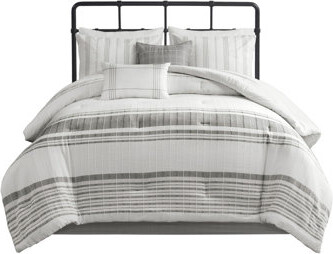Xylbina Oversized Cotton Jacquard Bedding Set King Farmhouse Style
