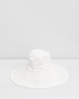 Thumbnail for your product : Marle - Women's White Hats - Oma Hat - Size One Size at The Iconic