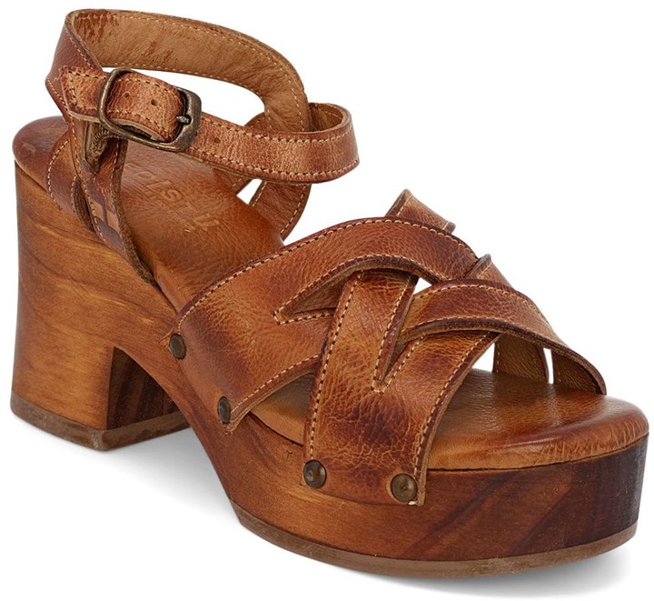 Bed Stu Leather Adjustable Clog Sandals Paulina ShopStyle