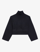 Thumbnail for your product : The Kooples Turtleneck wool and cashmere-blend jumper