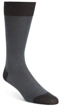 Pantherella Birdseye Stripe Socks