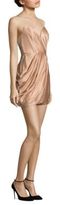Thumbnail for your product : Zimmermann Sueded Silk Draped Strapless Dress