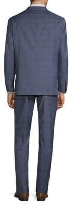Jack Victor Esprit Plaid Wool Suit