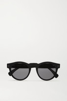 Thumbnail for your product : Illesteva Leonard Round-frame Acetate Sunglasses - Black