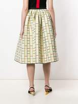 Thumbnail for your product : Antonio Marras patterned full midi skirt