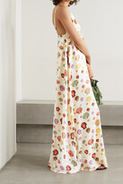 Thumbnail for your product : L'Agence Sachi Printed Crepe Maxi Dress