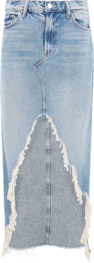 Mother The Ditcher Maxi Super Fray Skirt - ShopStyle