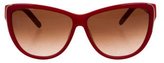 Thumbnail for your product : Chloé Logo-Embellished Oversize Sunglasses