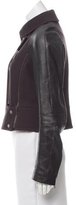 Thumbnail for your product : O'2nd Leather-Accented Wool Jacket