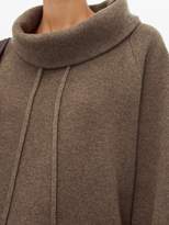 Thumbnail for your product : The Row Carnia Funnel-neck Wool-blend Sweater - Womens - Light Brown