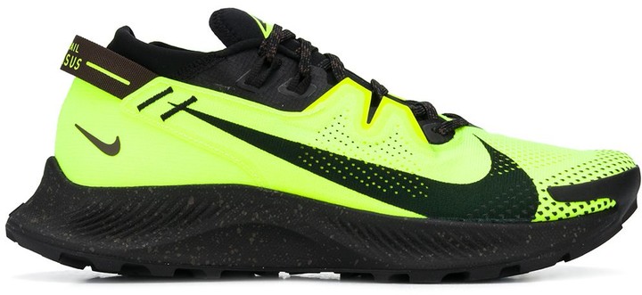 highlighter green sneakers