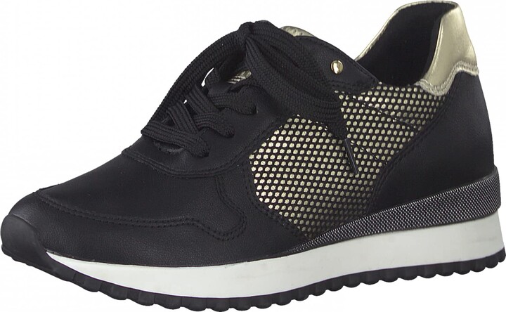 Amazon Sneaker Marco Tozzi Schwarz Marco Tozzi Women's Shiny Low