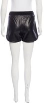 Thumbnail for your product : Thomas Wylde Leather Mini Shorts
