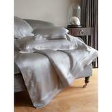 Thumbnail for your product : House of Fraser Gingerlily Silver Grey Silk King Flat Sheet