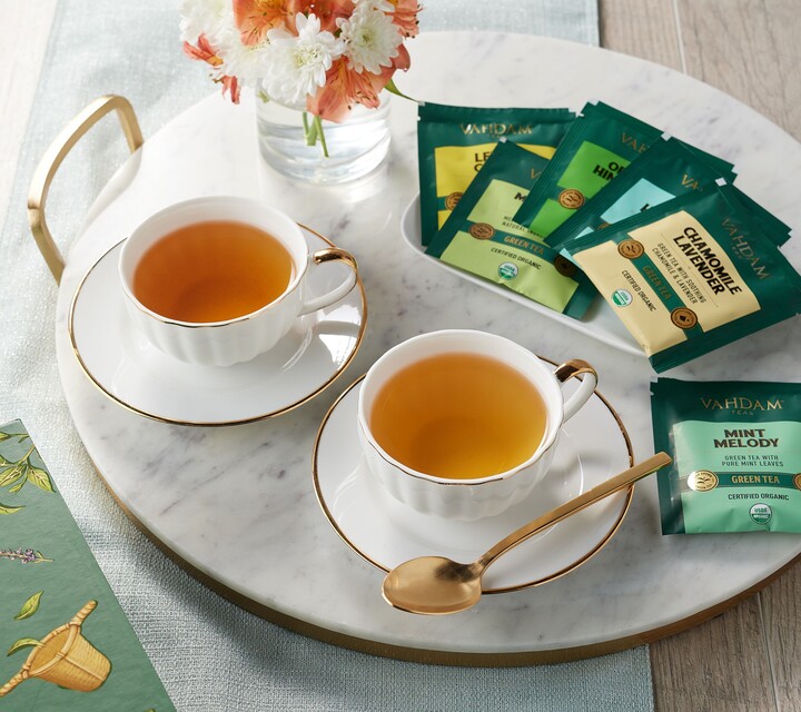 Vahdam India 80ct Assortment of Green Tea Blends