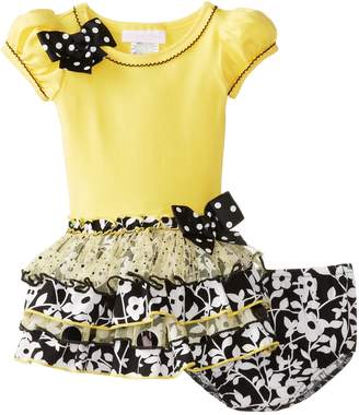 Bonnie Baby Baby Girls' Dropwaist Tiers Dress